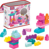 Gran bolsa de bloques de construcción Mega Bloks de 80 piezas, Rosado