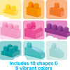 Gran bolsa de bloques de construcción Mega Bloks de 80 piezas, Rosado