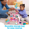 Gran bolsa de bloques de construcción Mega Bloks de 80 piezas, Rosado