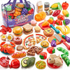 Comida de juego de simulación para la cocina de los niños, 78 piezas de alimentos