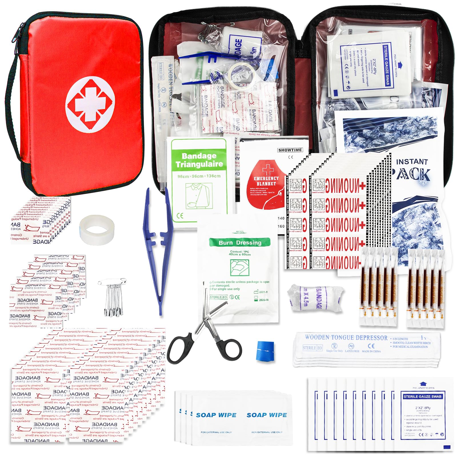 Kit de primeros auxilios para viajes