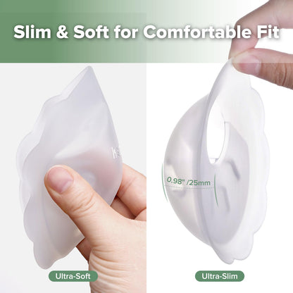 haakaa Colector de Leche de Silicona Petal Soft丨Protección Discreta contra Fugas