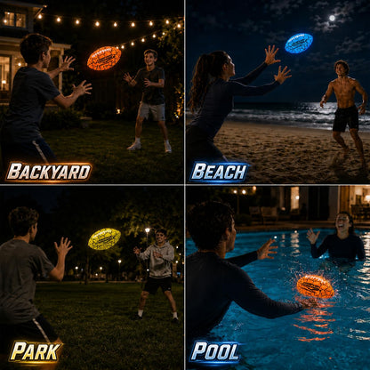 Wave Runner Balón de fútbol LED impermeable que brilla en la oscuridad