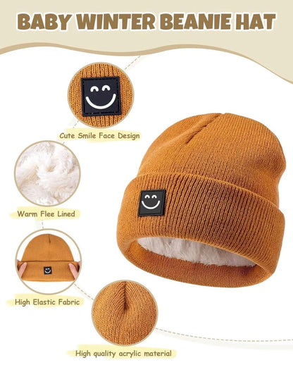 Conjunto de gorro, manoplas y bufanda para bebé