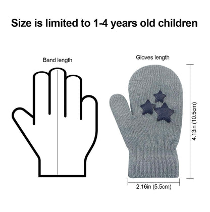 6 pares de guantes para niños de 1-4 años QKURT