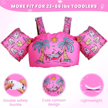 Chaleco salvavidas Kingsport para niños y niñas, (30 a 66 libras)