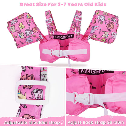 Chaleco salvavidas Kingsport para niños y niñas, (30 a 66 libras)