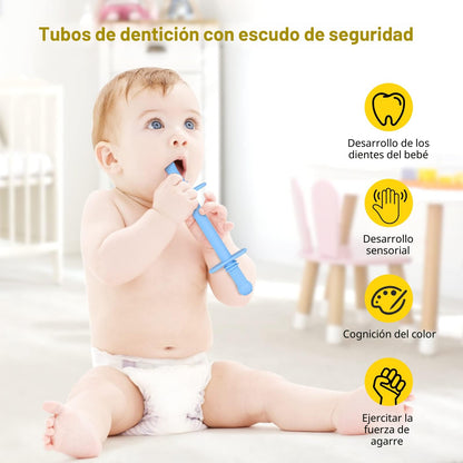 Fu Store Tubo de mordedor hueco para masticar