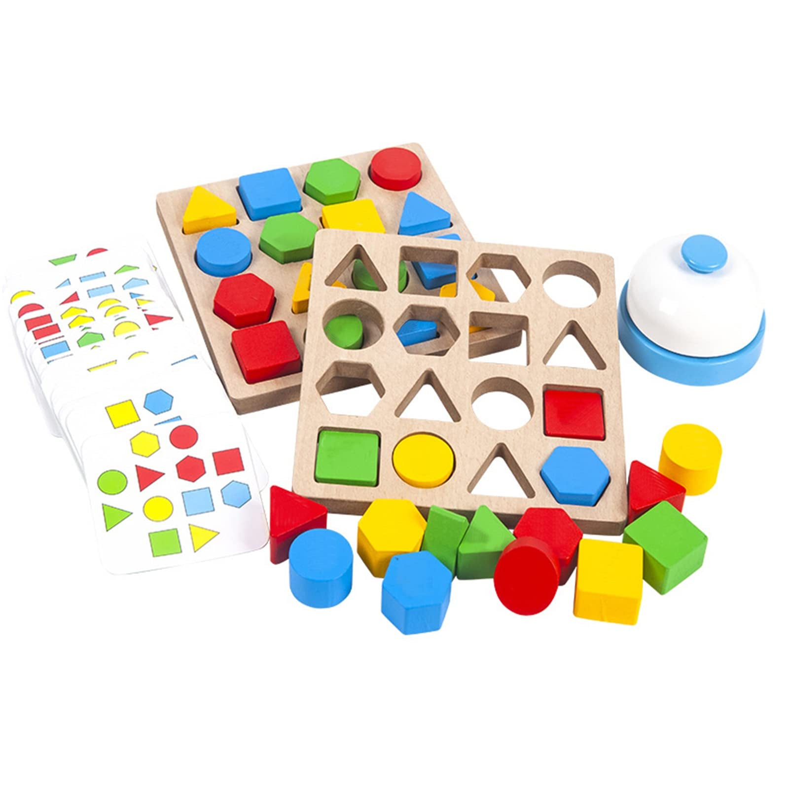 Juego De Clasificación De Colores Y Bolas De Madera – Set De 7 Tazas Y 7 Bolas, Juguete Educativo STEM Para Motricidad Fina Y Reconocimiento De Color, Edad 3+