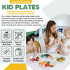 Playful platos para niños - Mentalidad saludable para niños