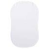 Halo bassinest Swivel Sleeper, sábana bajera ajustable 100% algodón orgánico, color blanco