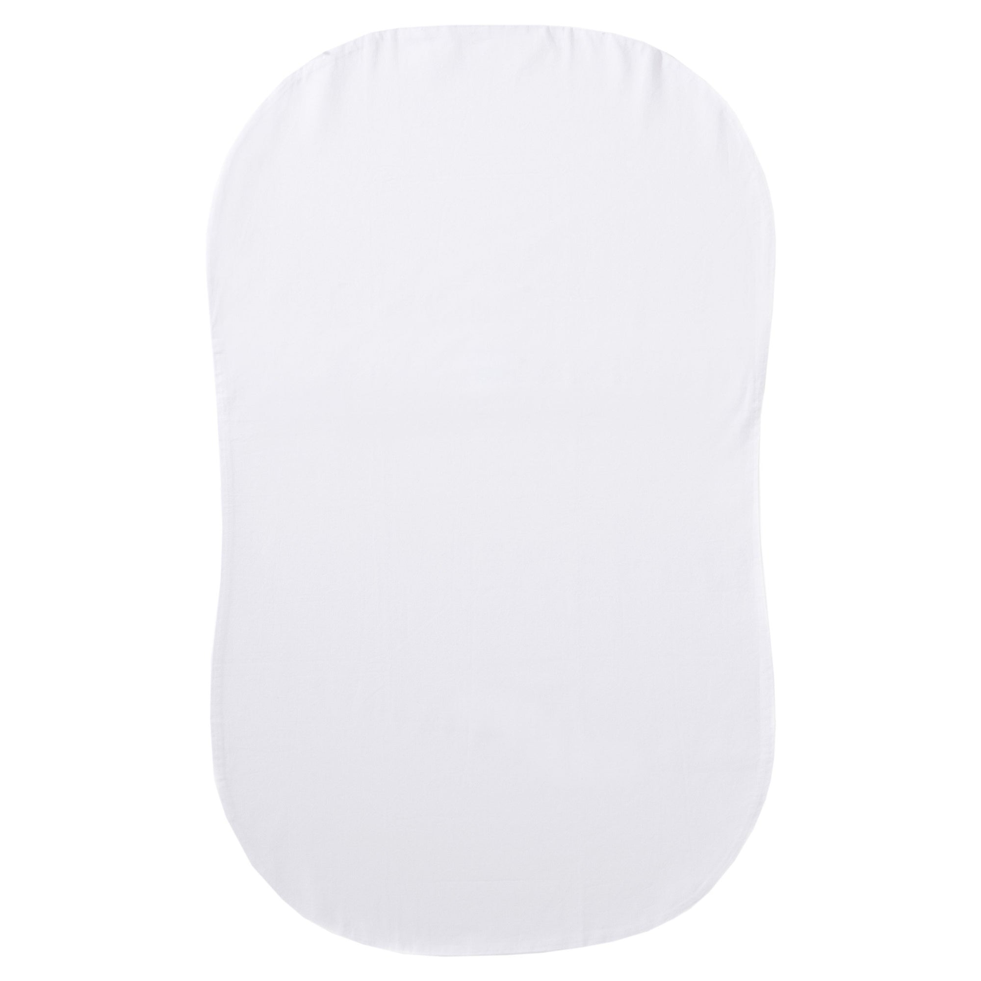 Halo bassinest Swivel Sleeper, sábana bajera ajustable 100% algodón orgánico, color blanco