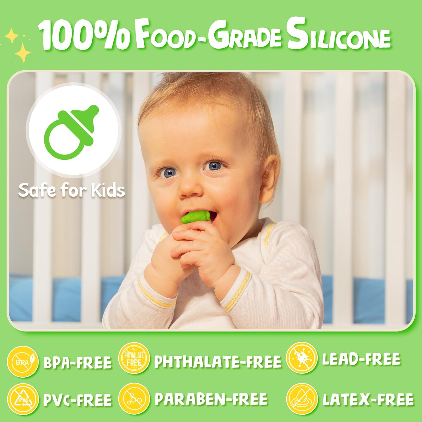 Guibola juguetes de succión para el baño unicornio, 25 piezas