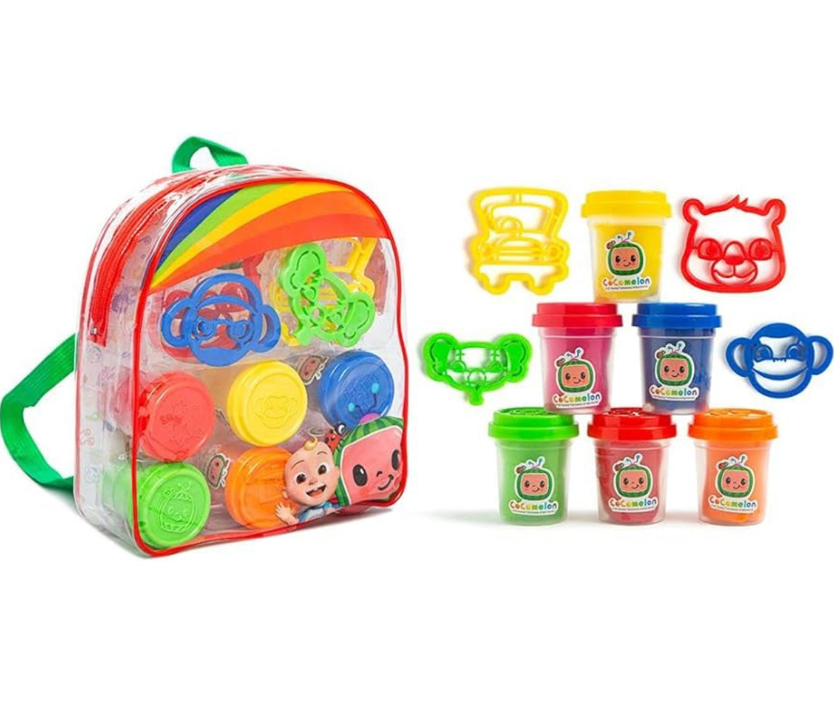 Cocomelon Mochila con Botes de Plastilina