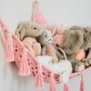 Hamaca de macramé para peluches