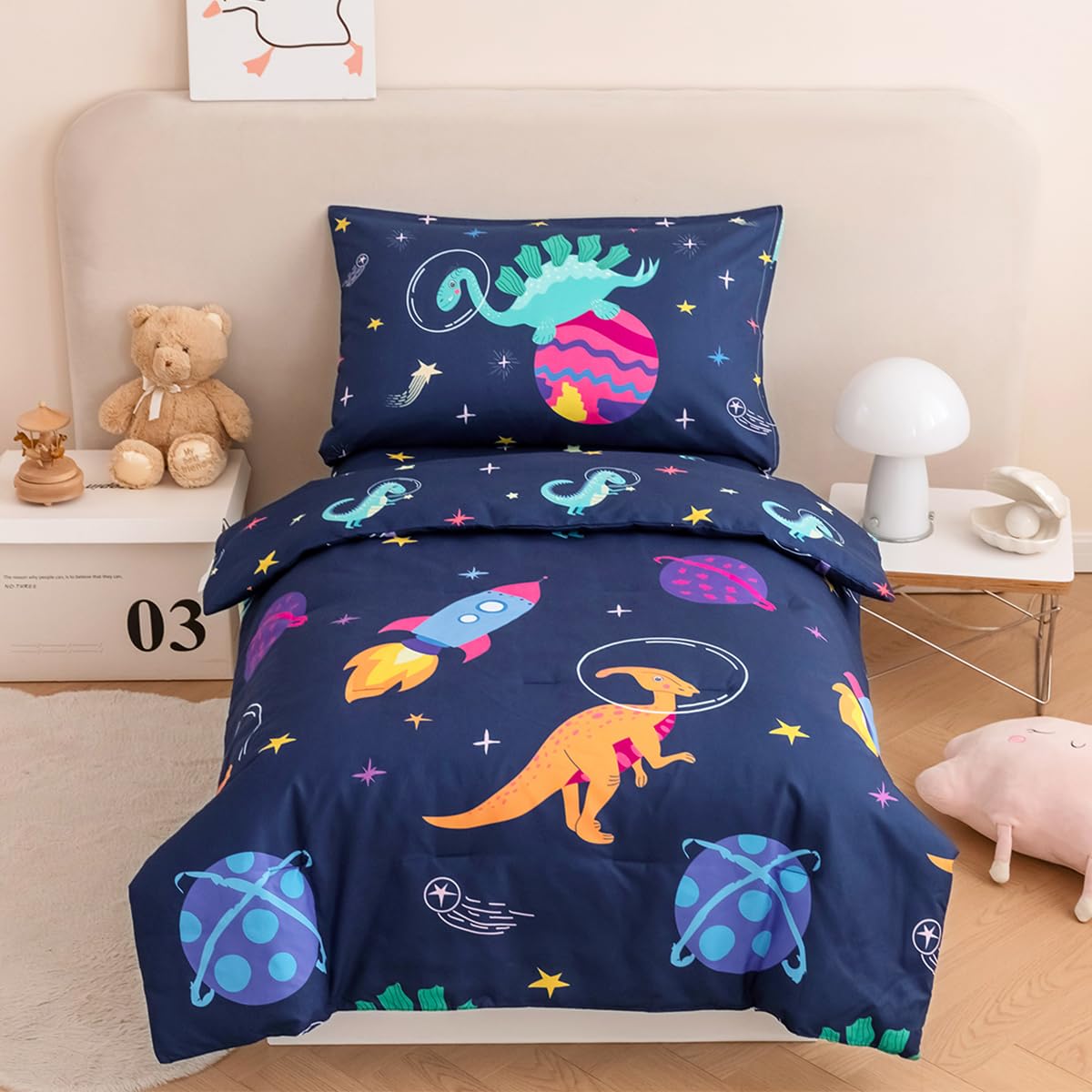 PERFEMET Juego de ropa de cama para niños pequeños