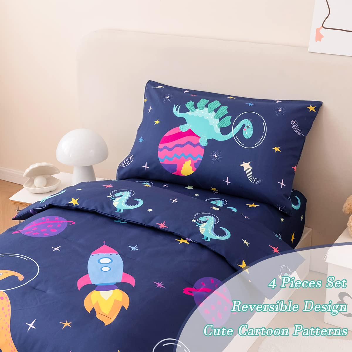 PERFEMET Juego de ropa de cama para niños pequeños