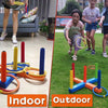 Juego de lanzamiento de aros para niños