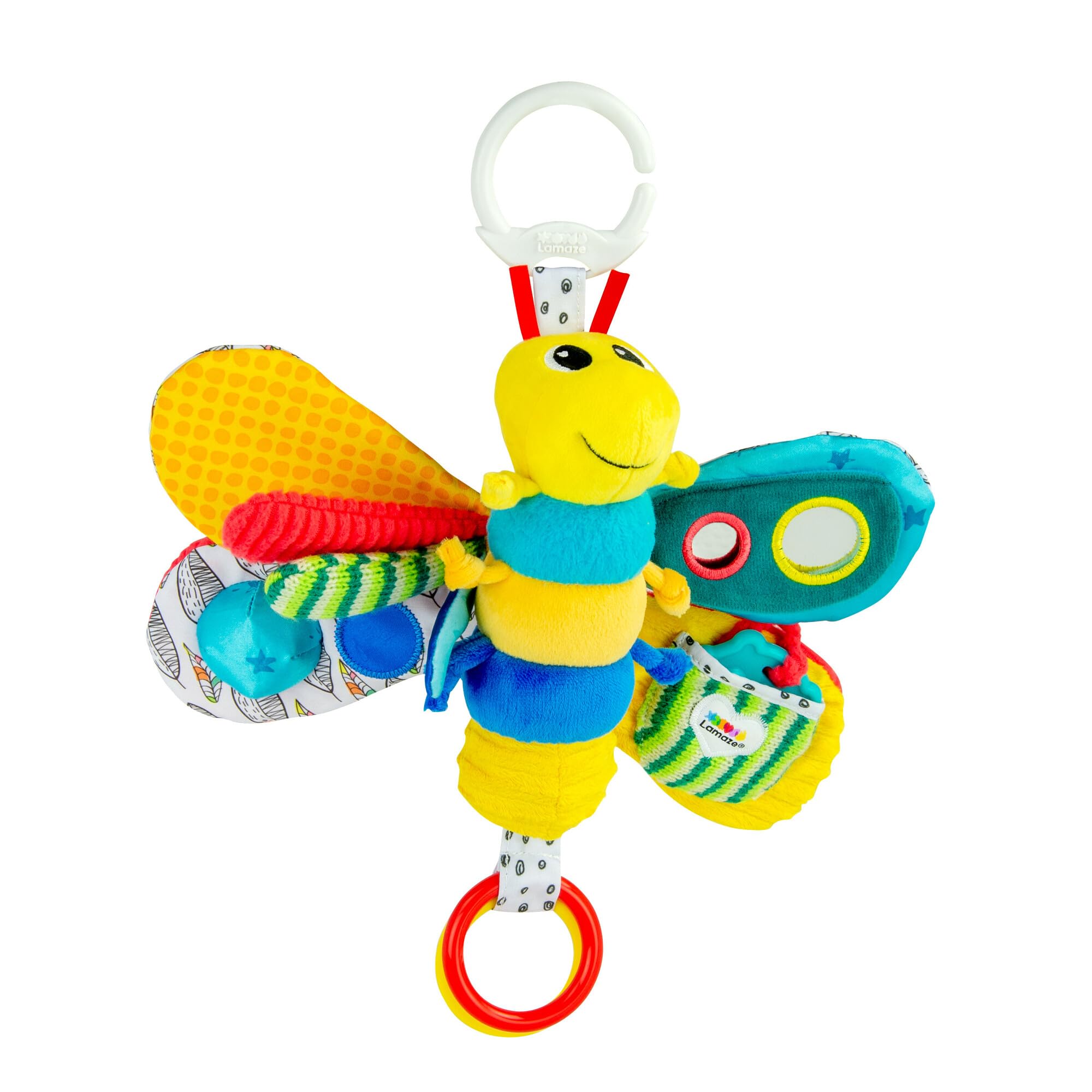 LAMAZE - Juguetes para cochecito de bebé Clip and Go