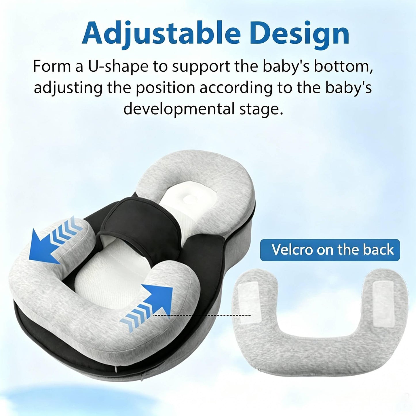 Almohada de alimentación para bebé, cojín de apoyo infantil, almohada de reflujo
