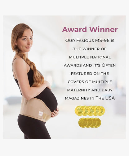 GABRIALLA - Banda elástica para el vientre para mujeres embarazadas, Small