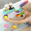 HOLYFUN Juguete de baño para bebé, juguetes interactivos con luz y música para bañera
