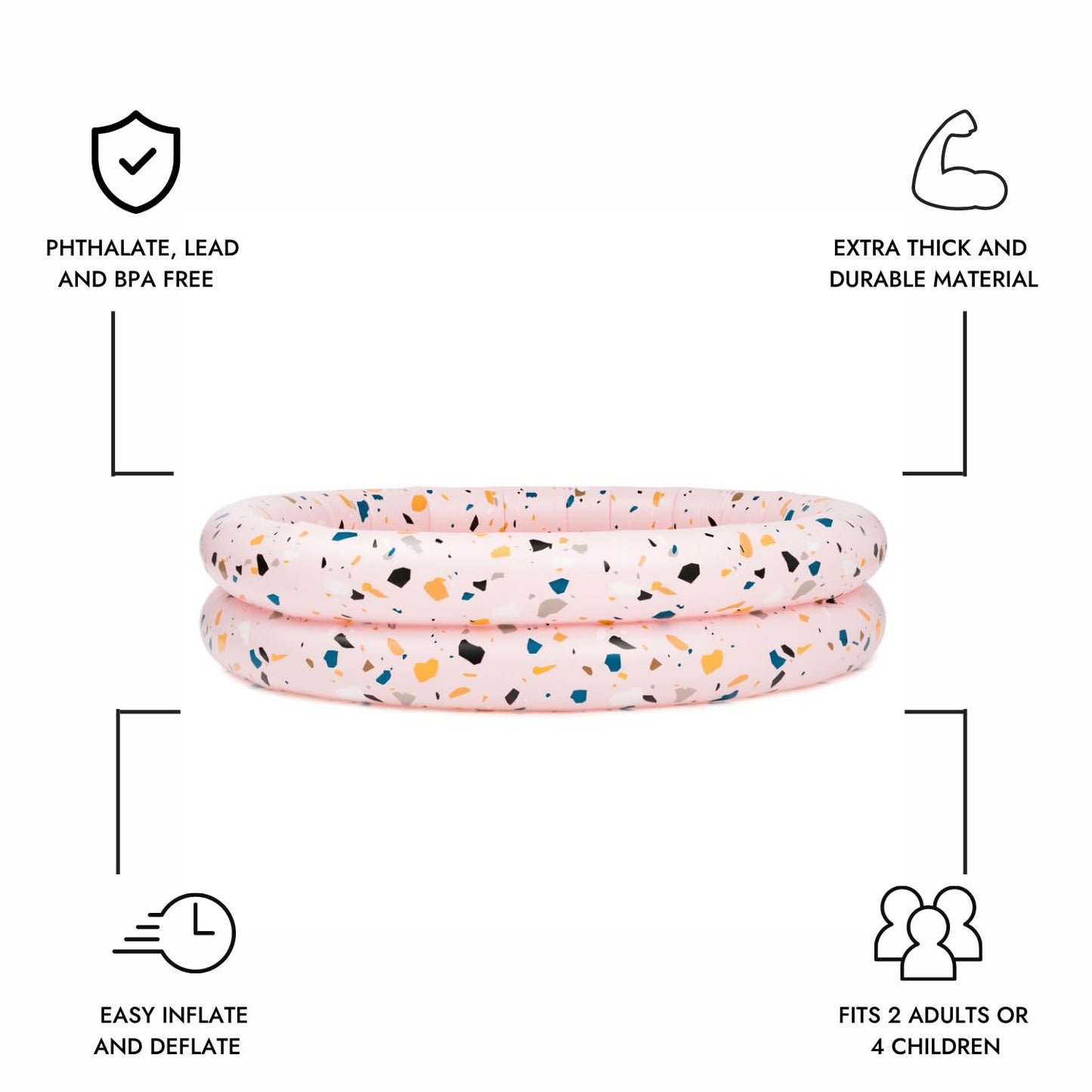 Pool Buoy Piscina inflable redonda con bolsa de almacenamiento