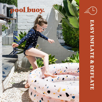 Pool Buoy Piscina inflable redonda con bolsa de almacenamiento