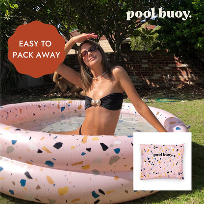 Pool Buoy Piscina inflable redonda con bolsa de almacenamiento