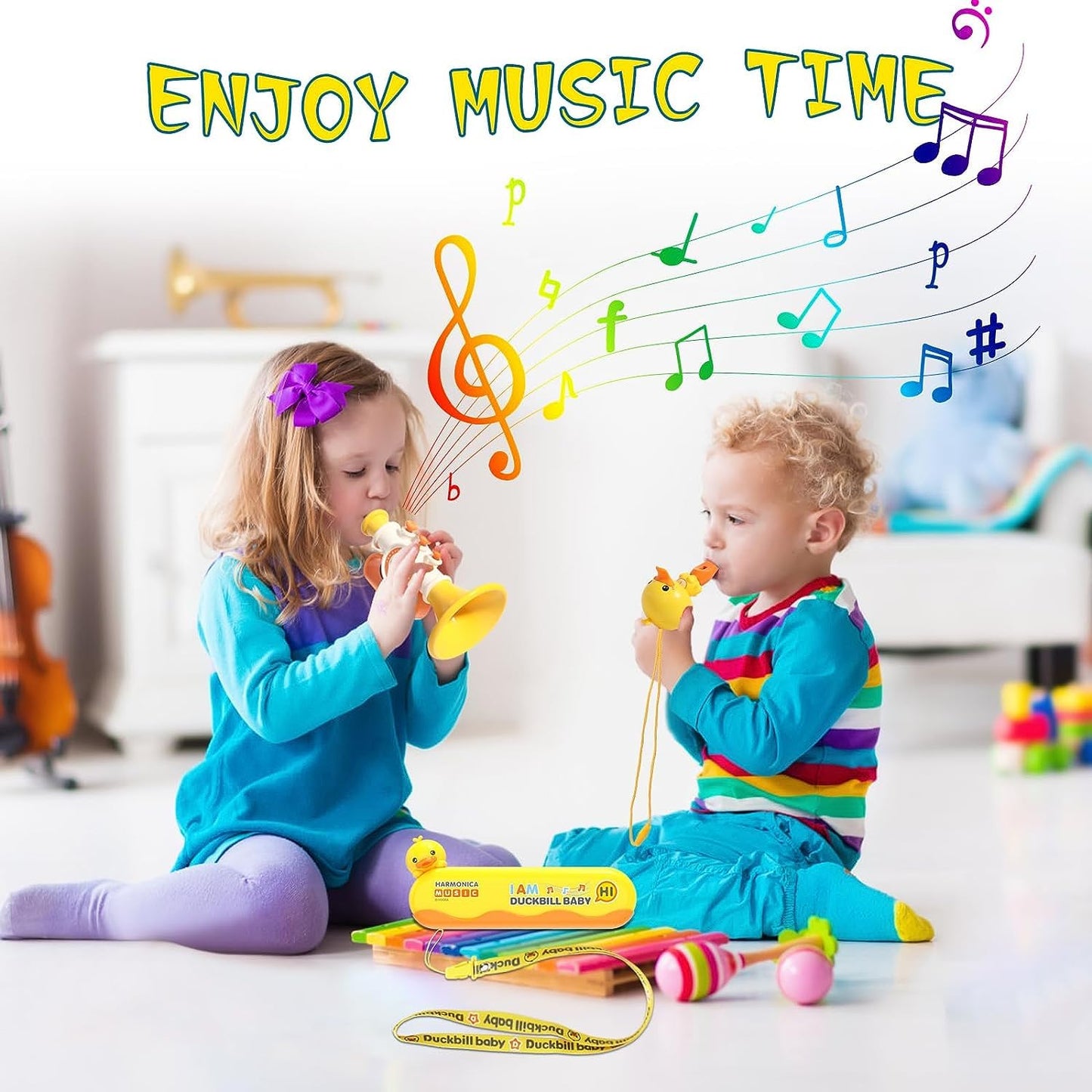 Instrumentos musicales de juguete para niños de 1 a 3 años