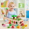 SKYFIELD Montessori - Juguete de jardín de madera para bebés