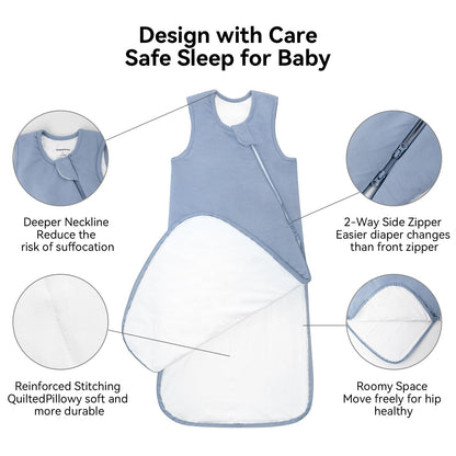 BubblePanda Saco de dormir de Bambú de 18-24 Meses, 0.5tog