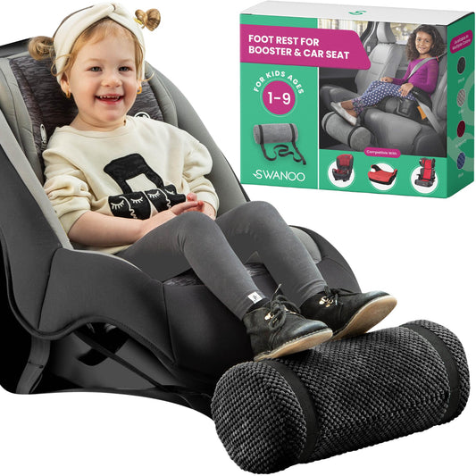 SWANOO Reposapiés de asiento de coche para niños | Accesorios para asientos de coche