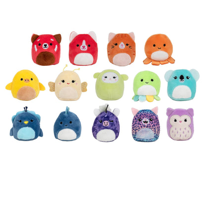 Paquete múltiple de mini-Squishmallows Brilliant Besties de Squishville - 5 cm