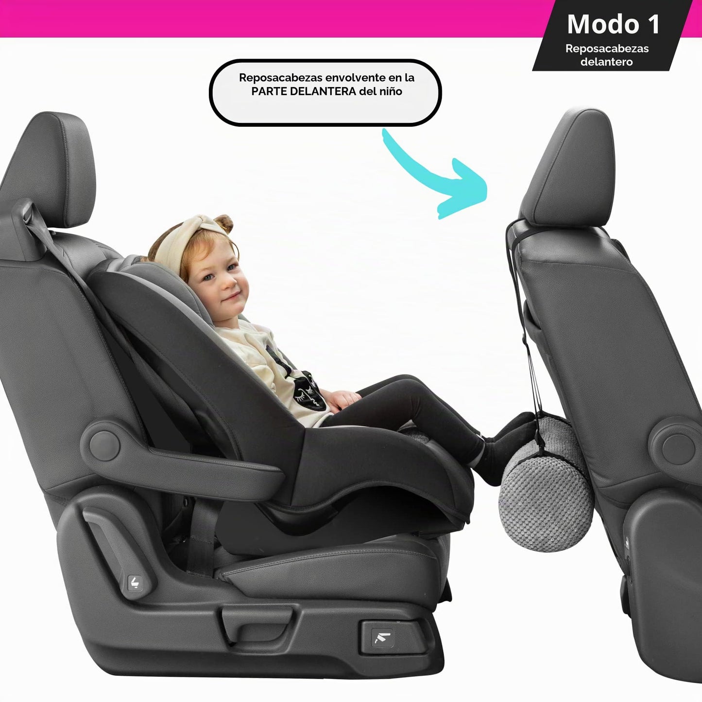 SWANOO Reposapiés de asiento de coche para niños | Accesorios para asientos de coche