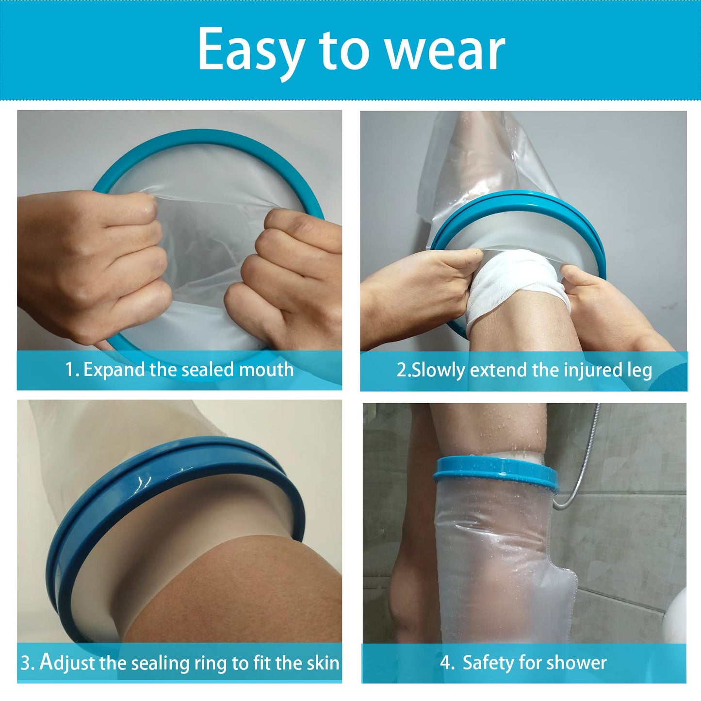 Funda 100% impermeable para la ducha