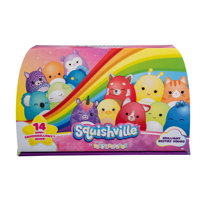 Paquete múltiple de mini-Squishmallows Brilliant Besties de Squishville - 5 cm