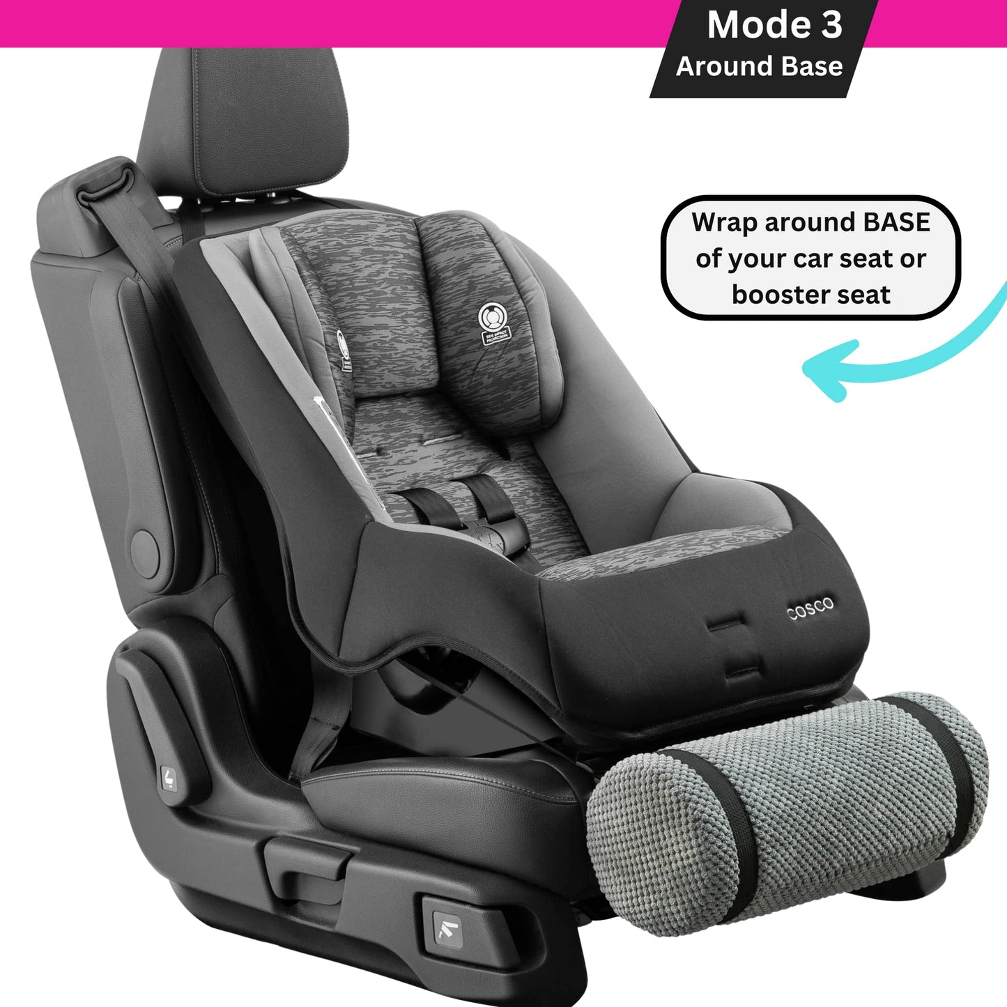 SWANOO Reposapiés de asiento de coche para niños | Accesorios para asientos de coche