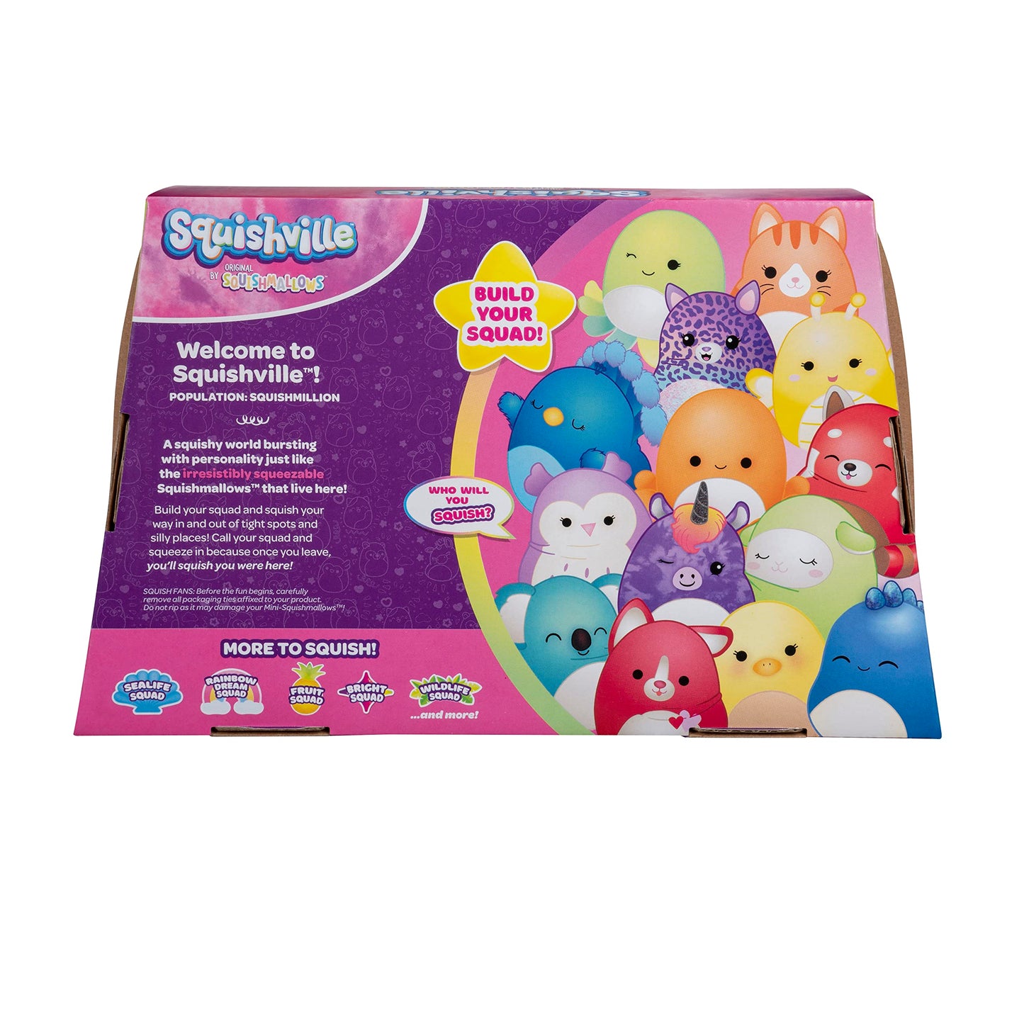 Paquete múltiple de mini-Squishmallows Brilliant Besties de Squishville - 5 cm