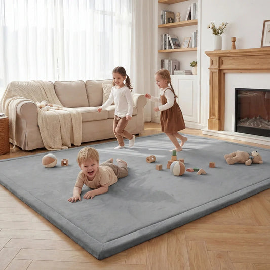 Tapete de juego HulooSleep® Elasti-Foam™ de color sólido, 50x50 pulgadas