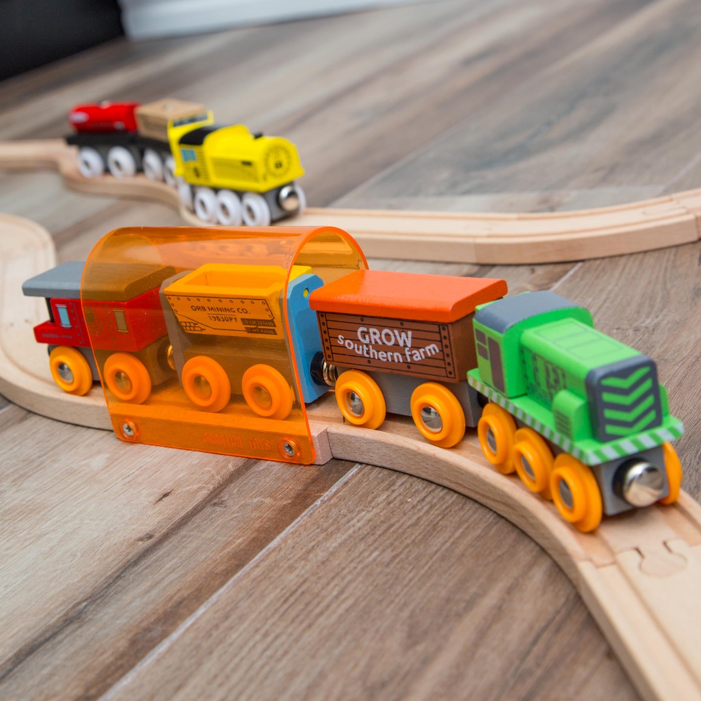 Paquete de expansión para vías de tren Orbrium Toys, 56 piezas