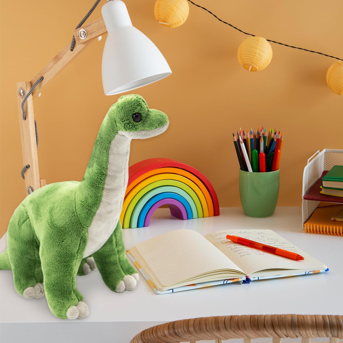 Dinosaurio Brachiosaurus de peluche grande y acogedor ArtCreativity