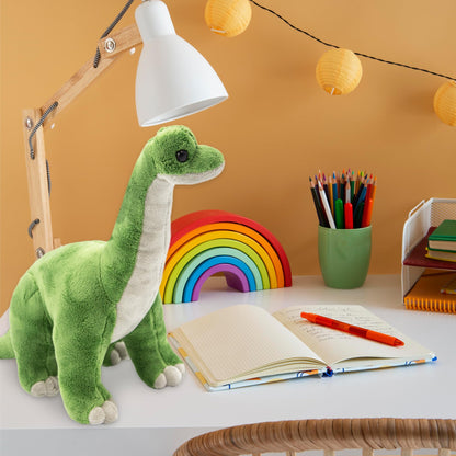Dinosaurio Brachiosaurus de peluche grande y acogedor ArtCreativity