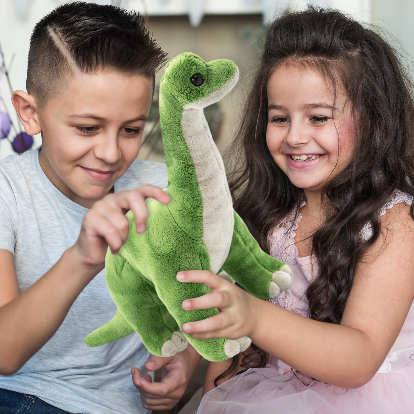 Dinosaurio Brachiosaurus de peluche grande y acogedor ArtCreativity