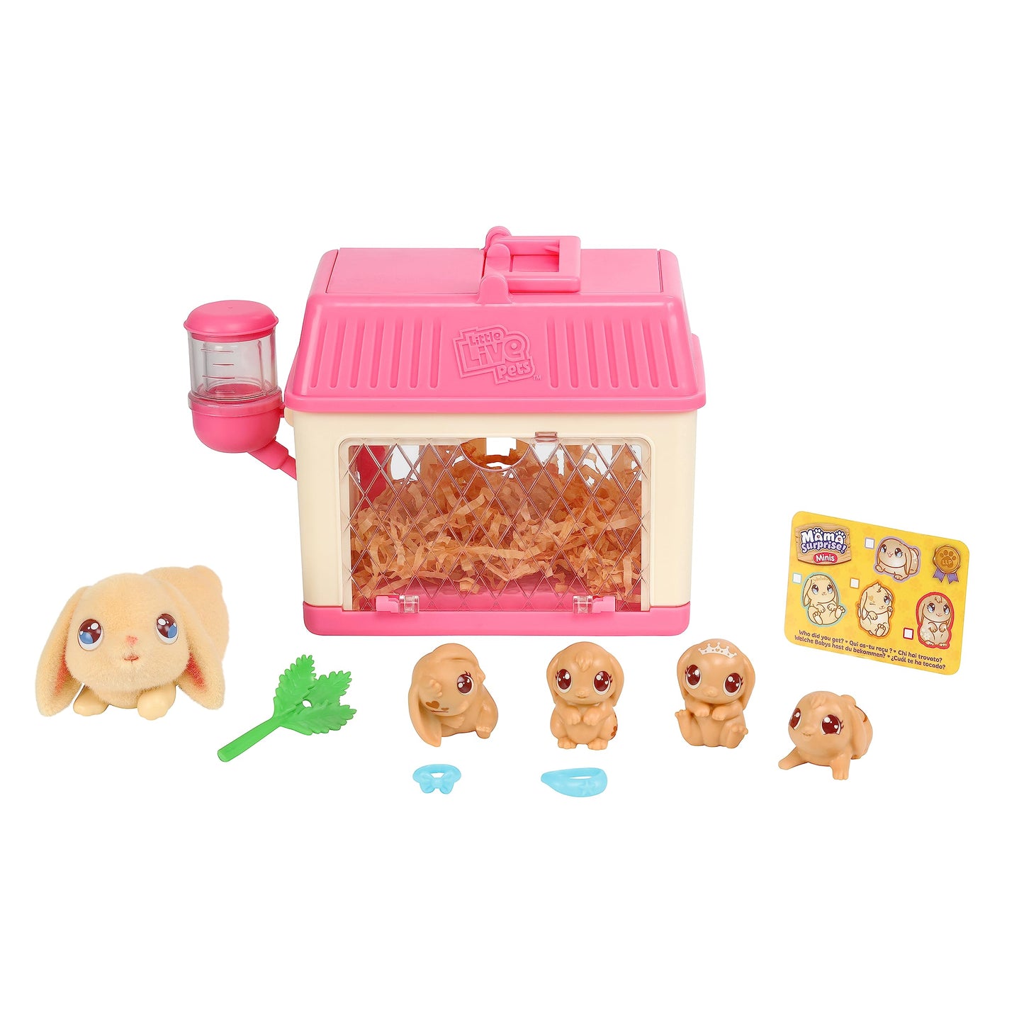 Little Live Pets Paquete de juego de conejito bebé