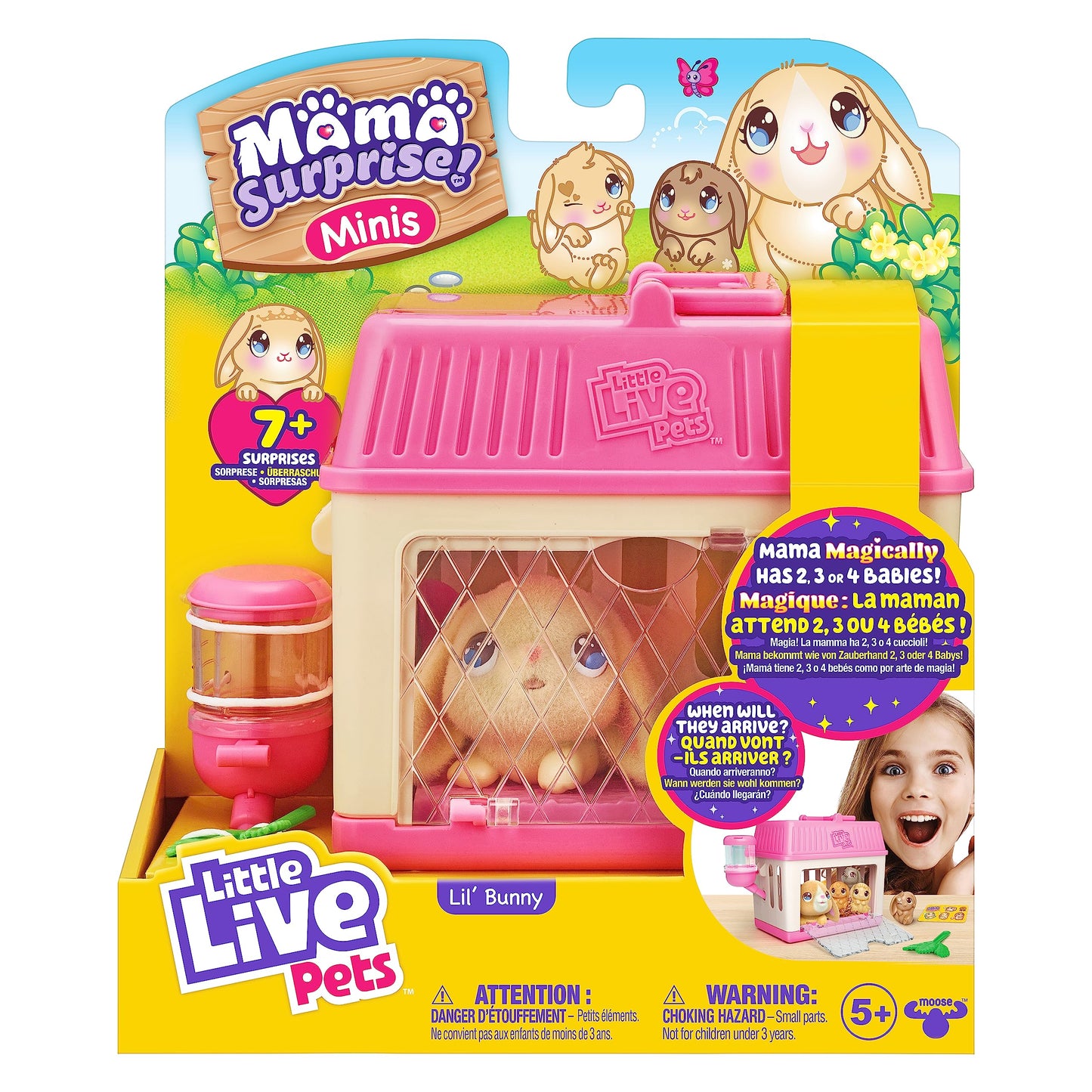 Little Live Pets Paquete de juego de conejito bebé