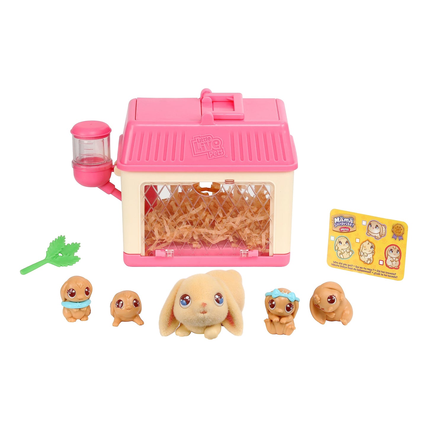 Little Live Pets Paquete de juego de conejito bebé