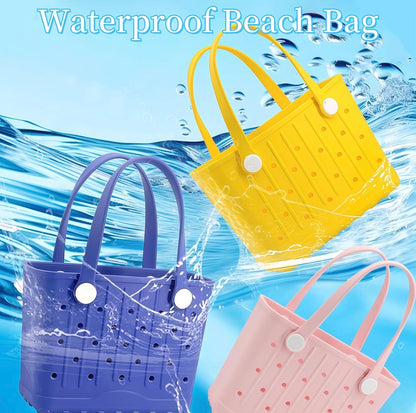 Bolsa Tote de Goma Pequeña Bolsa de Playa Tote de Playa Impermeable