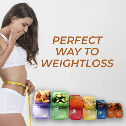 Míaform Envase de control de porciones y plan de alimentación