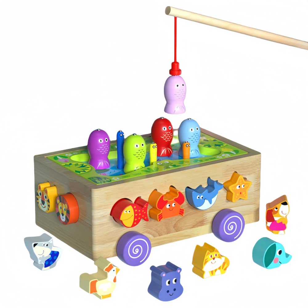 Juguetes Montessori de madera para niños de 1 a 3 años